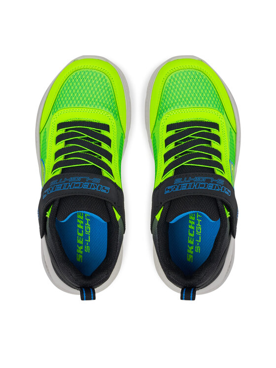 Skechers Skechers Sneakersy Meteor-Lights - Krendox 401495L/BBLM Zielony jasny
