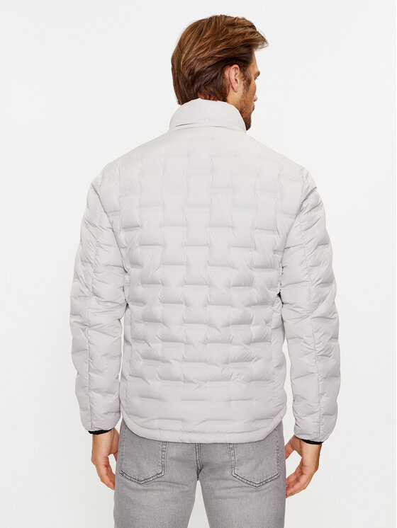 Milestone Milestone Пухено яке Brayden 330341 60390 Сив Regular Fit