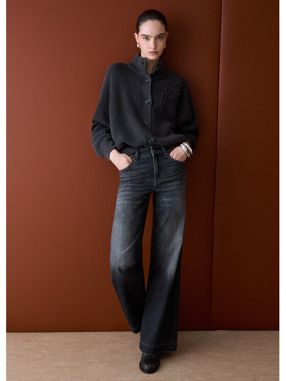 Liu Jo Liu Jo Cardigan CF6170MA22S02070 Grigio Regular Fit