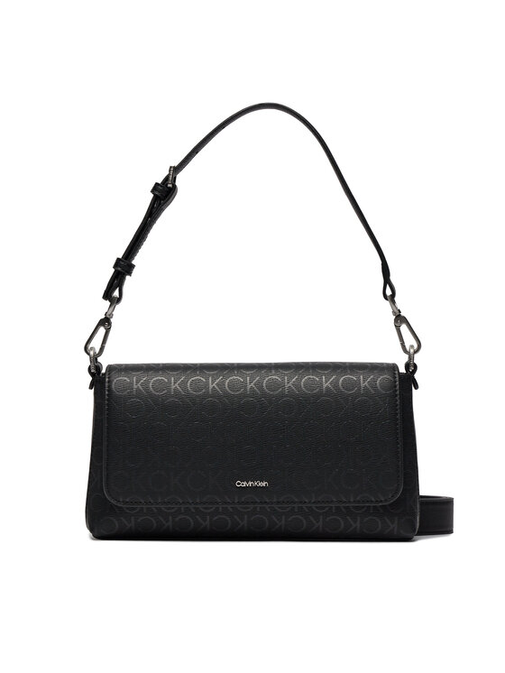 Geantă Calvin Klein Ck Must Shoulder Bag_Epi Mono K60K611360 Negru