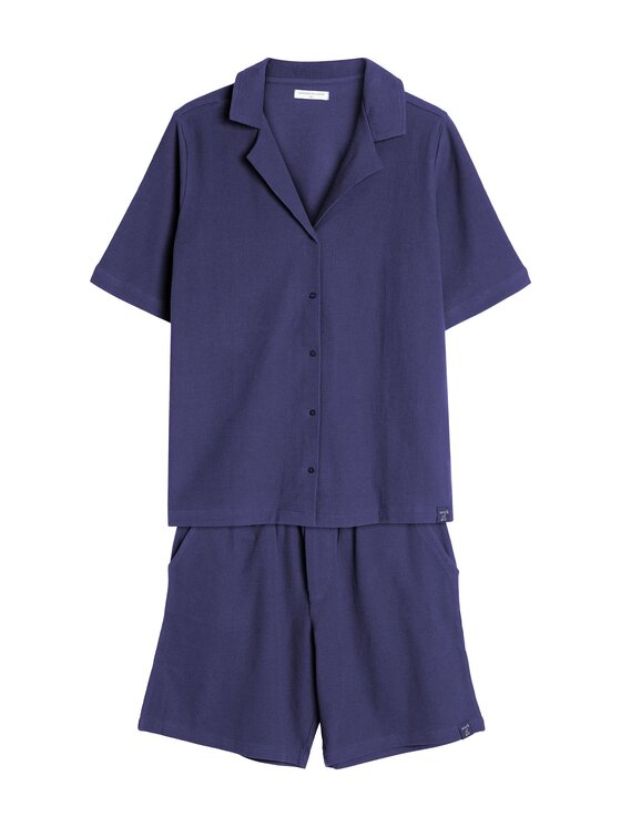 Henderson Henderson Komplet koszula i spodnie materiałowe 43348 Niebieski Regular Fit