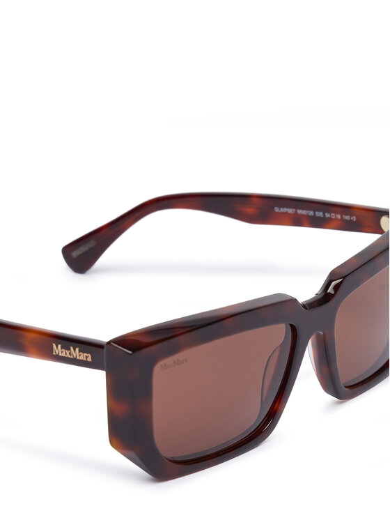 Max Mara Max Mara Okulary przeciwsłoneczne MM0126 52E Brązowy
