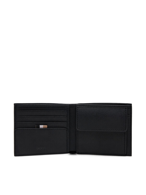 BOSS BOSS Голям мъжки портфейл 50536710 Черен