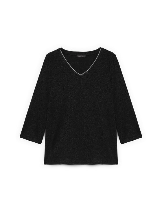 Fiorella Rubino Fiorella Rubino T-shirt G02RL108988N033 Nero Regular Fit