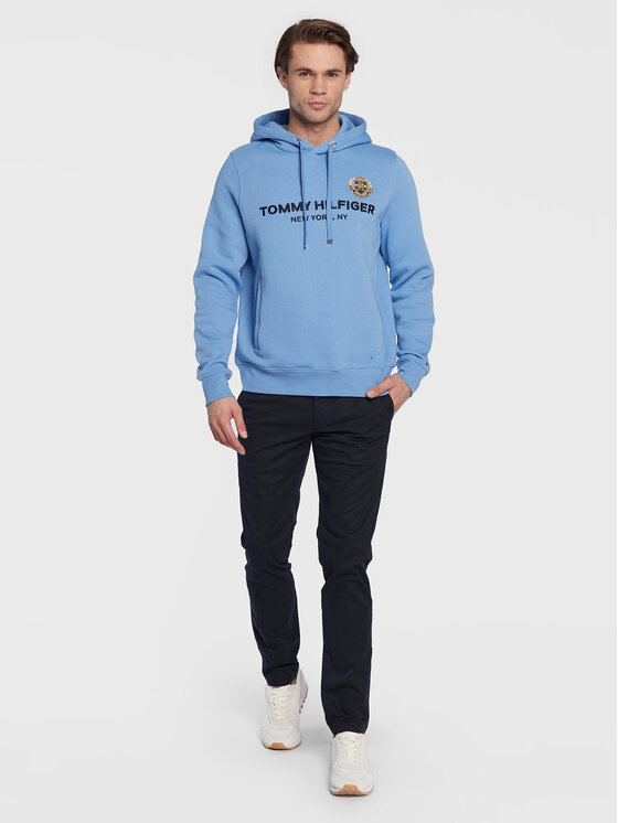 Tommy Hilfiger Tommy Hilfiger Chino nohavice Core Bleecker MW0MW28883 Tmavomodrá Slim Fit