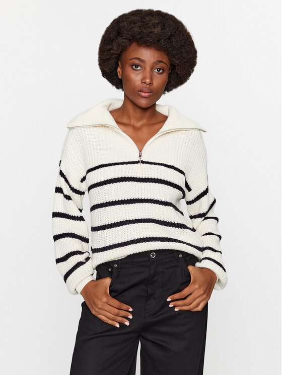 JDY JDY Megztinis 15302342 Écru Regular Fit