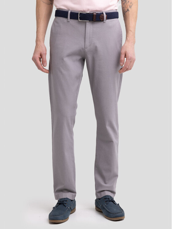 BIG STAR BIG STAR Chinosy ERHATI_901_350 Szary Chino Fit