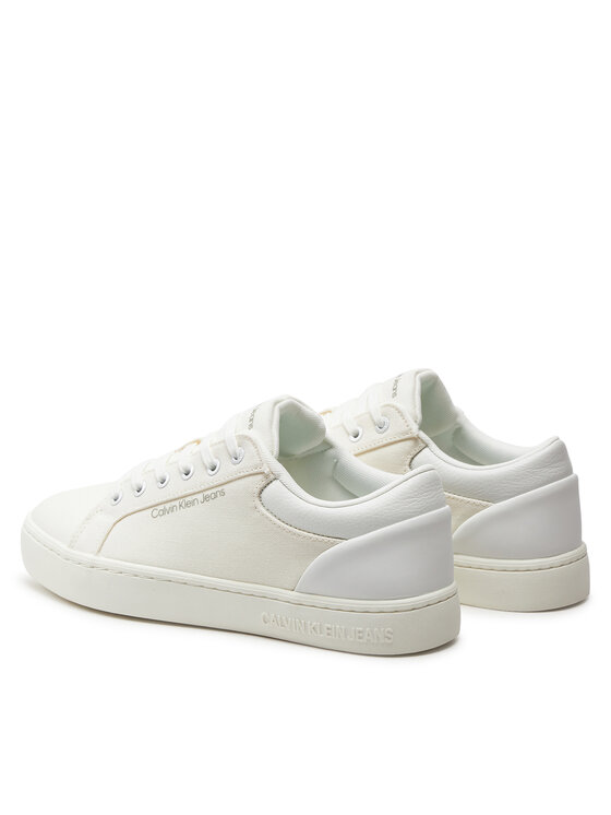 Calvin Klein Jeans Calvin Klein Jeans Sneakersy Classic Cupsole Low Lth In Dc YM0YM00976 Bílá