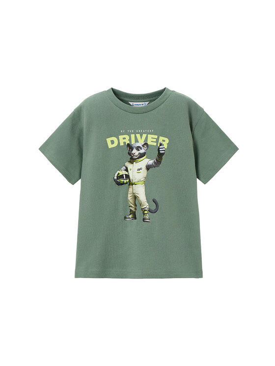 Mayoral Tricou 3070 Verde Regular Fit