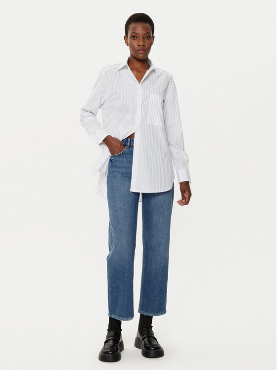 HUGO HUGO Hemd 50533037 Weiß Oversize