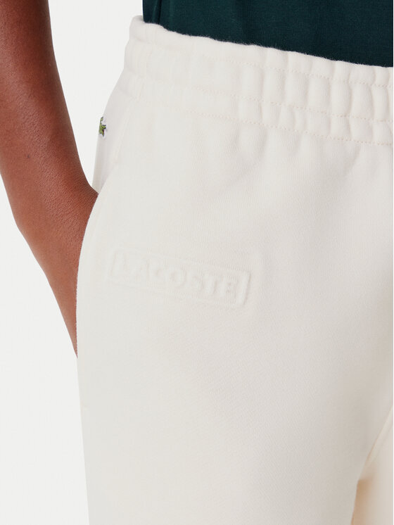 Lacoste Lacoste Spodnie dresowe XF0353 Beżowy Regular Fit