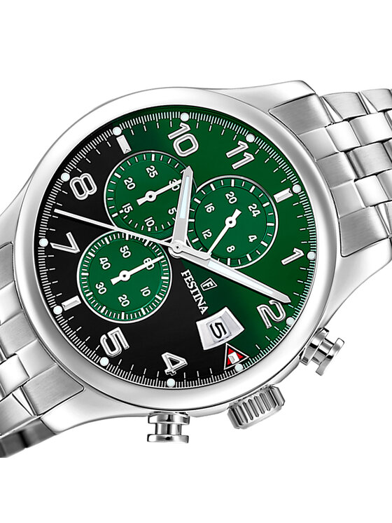 Festina Festina Zegarek F20374-7 Srebrny