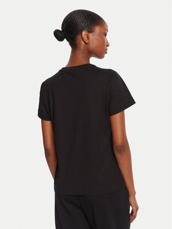 PINKO PINKO T-Shirt Nambrone 103320 A2RN Μαύρο Regular Fit