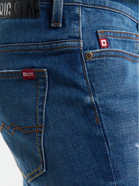 BIG STAR BIG STAR Jeansy TERRY CARROT Niebieski Tapered Fit