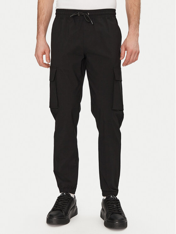 Resteröds Jogger nohavice 8231 6225 Čierna Regular Fit