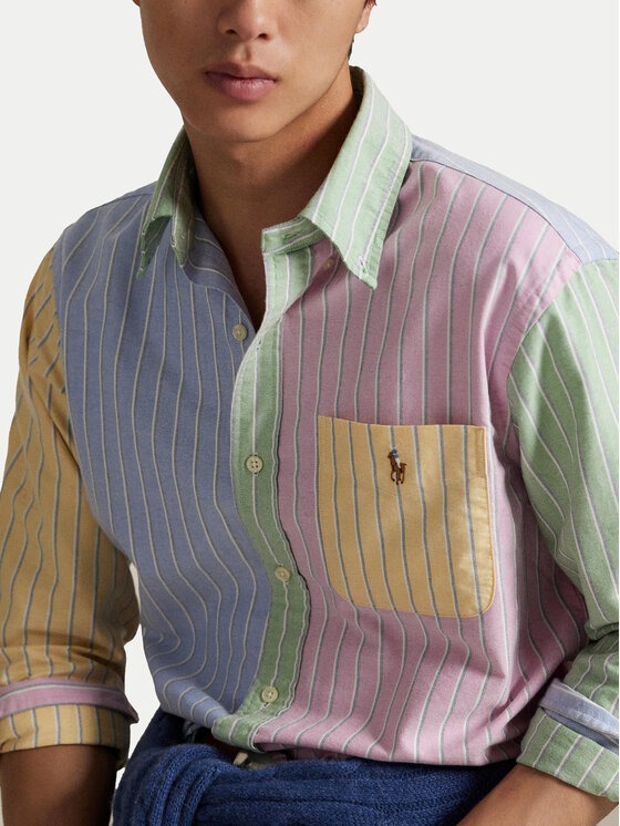 Polo Ralph Lauren Polo Ralph Lauren Koszula 710974542001 Kolorowy Custom Fit