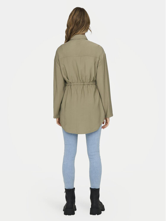 ONLY ONLY Hemdjacke Nadine 15308614 Khakifarben Regular Fit