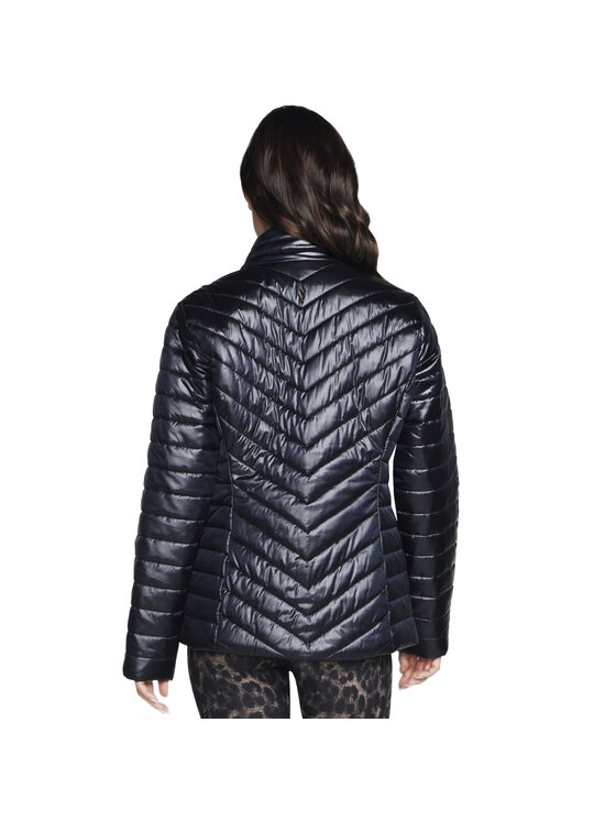Skechers Skechers Giacca di transizione Skechers GO Shield Shine Jacket Nero Regular Fit