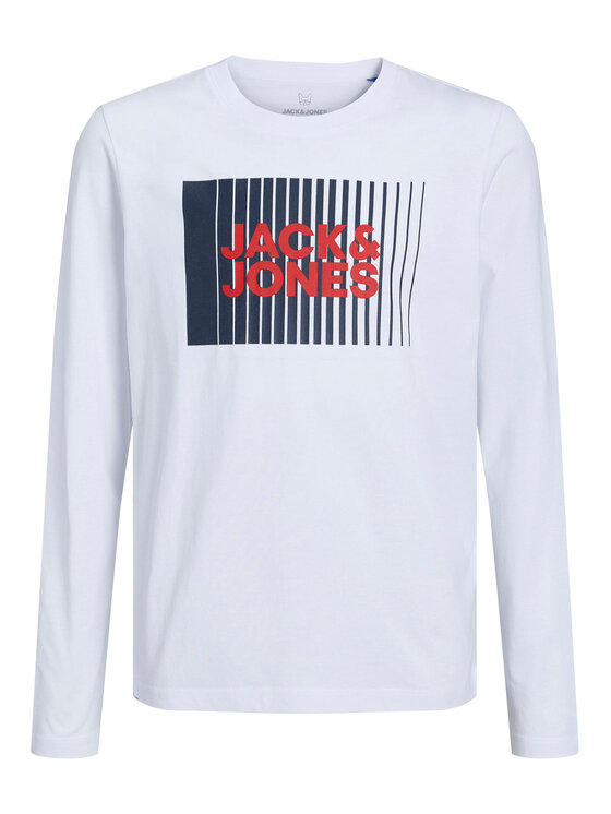 Jack&Jones Junior Jack&Jones Junior Μπλουζάκι 12244209 Λευκό Regular Fit
