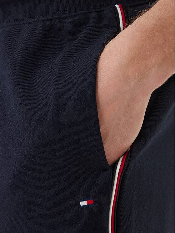 Tommy Hilfiger Tommy Hilfiger Spodnji del trenirke Global Stripe MW0MW42882 Modra Regular Fit