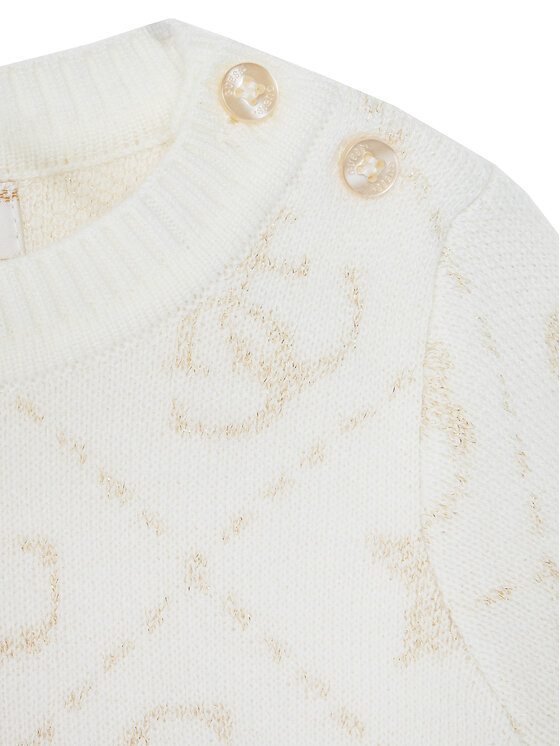 Guess Guess Vestito di maglia A5BK02 Z39N0 Beige Regular Fit