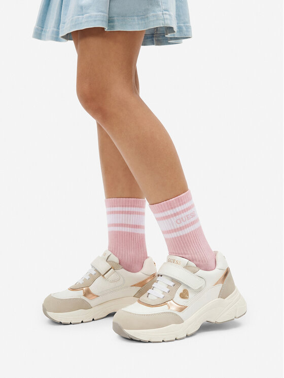 Guess Sneakers CEO-CI12-TONIC-01 Alb
