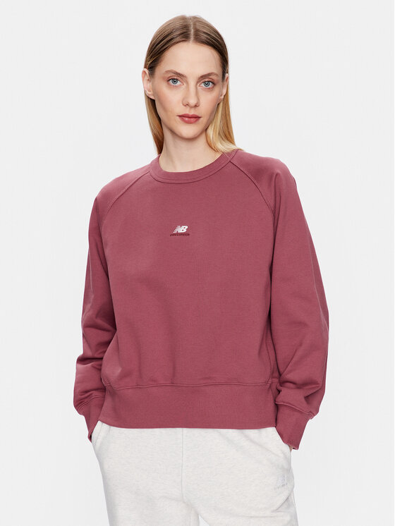 New Balance New Balance Bluză WT31500 Vișiniu Oversize