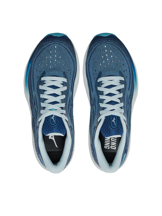 Mizuno Mizuno Tekaški čevlji Wave Skyrise 5 J1GD2409 Modra