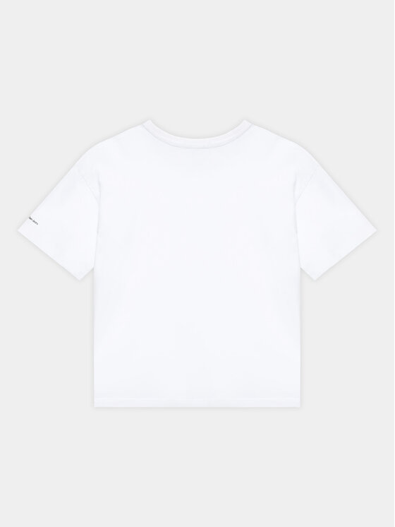 Calvin Klein Jeans Calvin Klein Jeans Majica IG0IG02136 Bela Boxy Fit