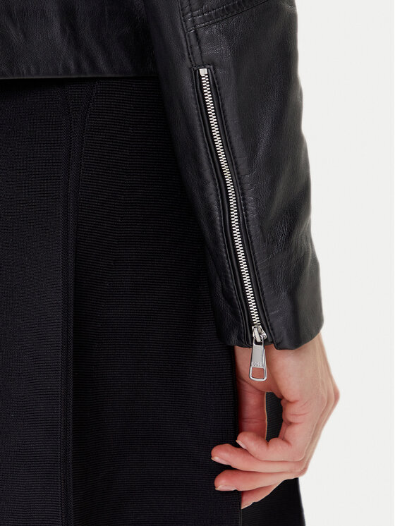 BOSS BOSS Lederjacke C_Saleste1 50545625 Schwarz Regular Fit