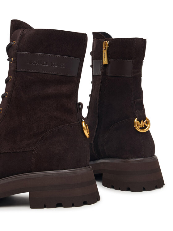 MICHAEL Michael Kors MICHAEL Michael Kors Черевики Caleb Lug 40F6CBFE5S Коричневий