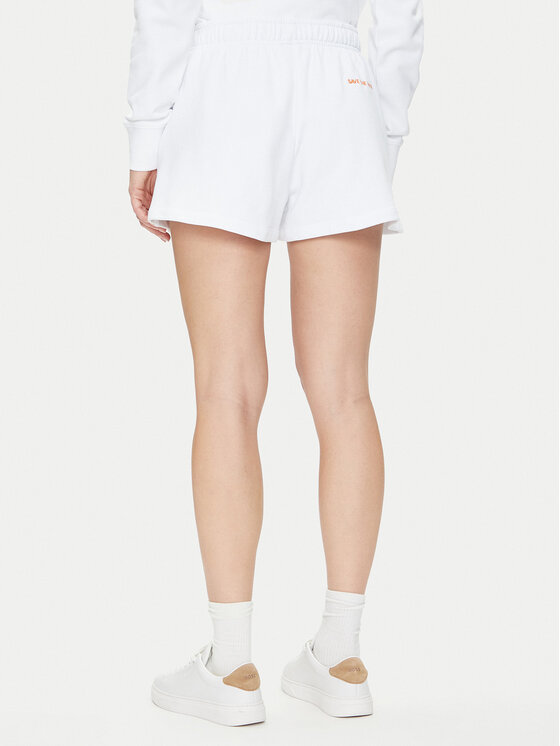 Save The Duck Save The Duck Pantalon scurți din material DF2053W CLEE20 Alb Regular Fit