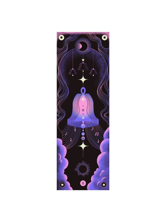 Moonholi Moonholi Mata do ćwiczeń BELLS TRAVEL Czarny