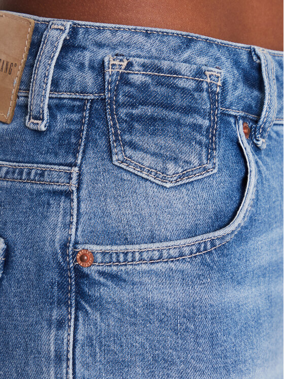 Mustang Mustang Jeansy Charlotte 1013598 Niebieski Tapered Fit