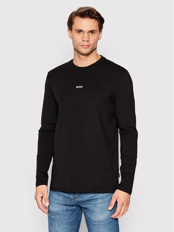 BOSS Boss Hosszú ujjú Tchark 50473286 Fekete Regular Fit