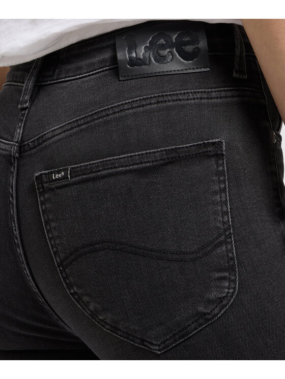 Lee Lee Jeansy 112365074 Czarny Slim Fit