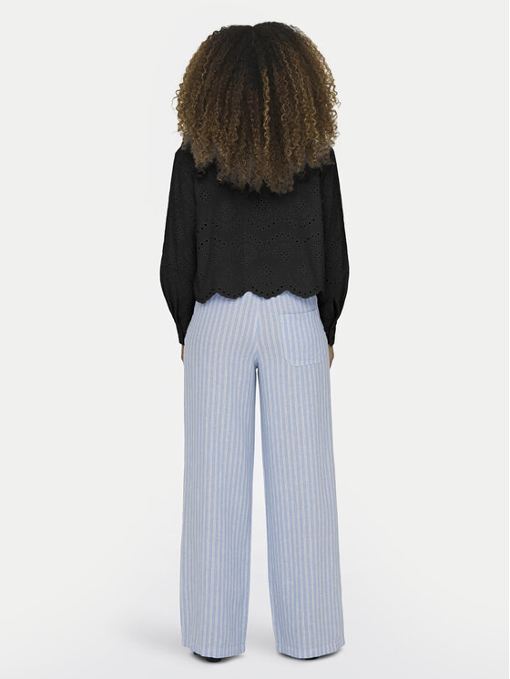 ONLY ONLY Πουκάμισο Valais 15269568 Μαύρο Loose Fit