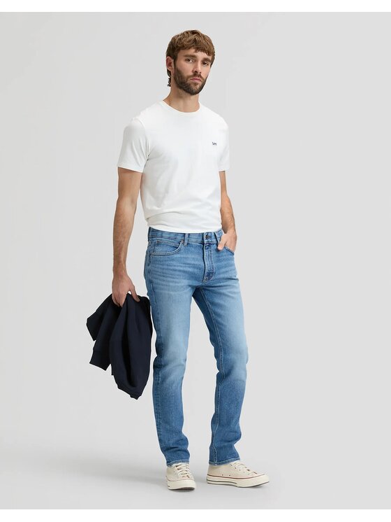 Lee Lee Jeansy RIDER Niebieski Slim Fit