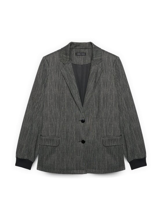 Fiorella Rubino Fiorella Rubino Marynarka Q000T000238N0S3 Szary Slim Fit