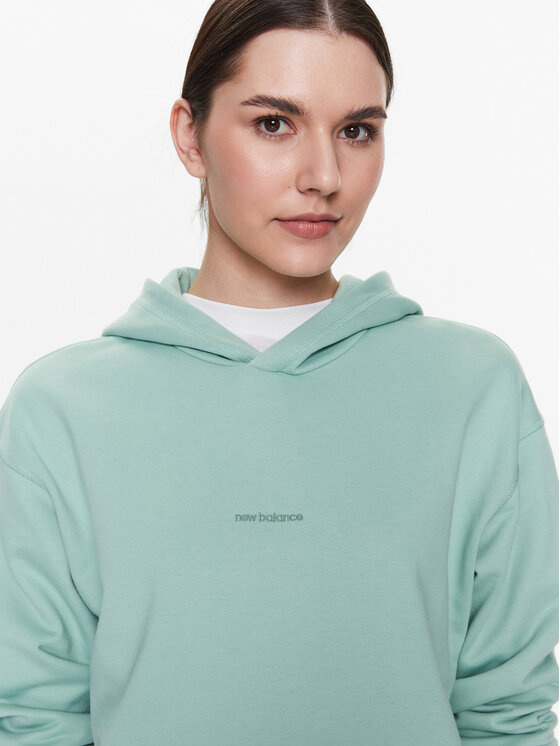 New Balance New Balance Суитшърт Athletics Nature WT23554 Зелен Oversize