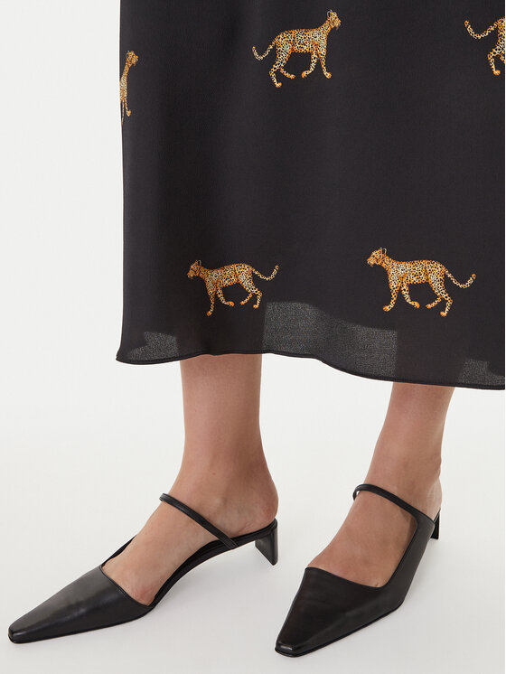 LOLA CASADEMUNT LOLA CASADEMUNT Maksiseelik LS2608008 Must Regular Fit