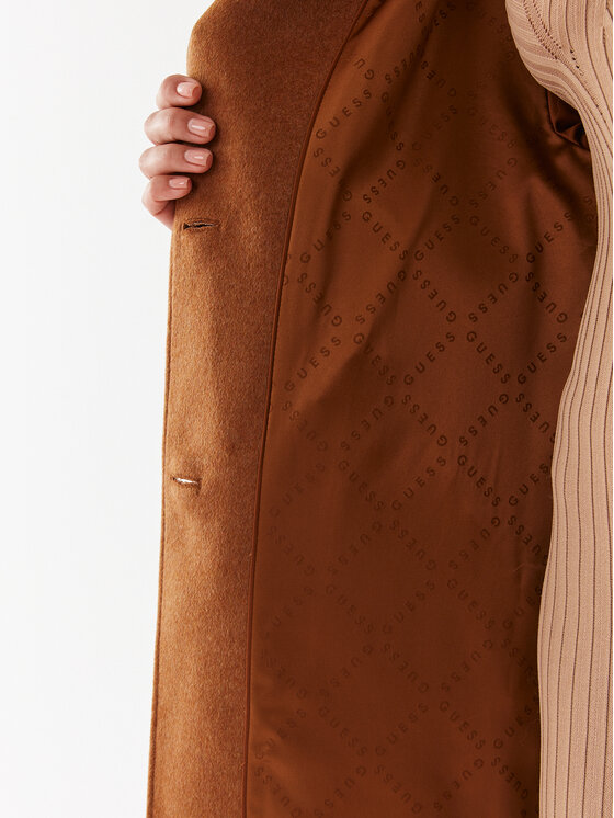 Guess Guess Vilnonis paltas Elly W2BL0H WEWU0 Ruda Relaxed Fit