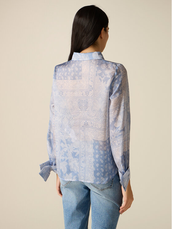 Oltre Oltre Camicia 5078J000914N0R4 Turchese Regular Fit