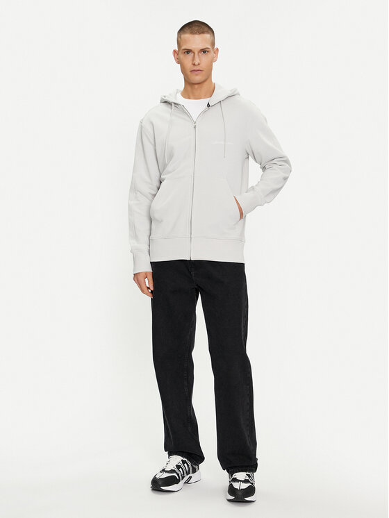 Calvin Klein Jeans Calvin Klein Jeans Mikina Institutional J30J325148 Šedá Regular Fit