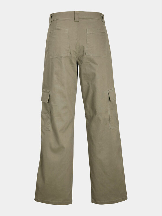 JJXX JJXX Kalhoty z materiálu 12236946 Zelená Regular Fit