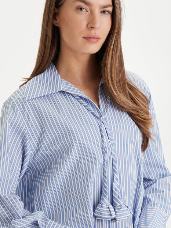 Marella Marella Риза Tabarin 2613111074 Светлосиньо Regular Fit