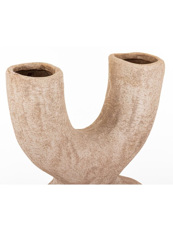 MIAhome MIAhome Wazon ceramiczny 50,5x25,5x11 cm CAXITTA iks duży Brązowy