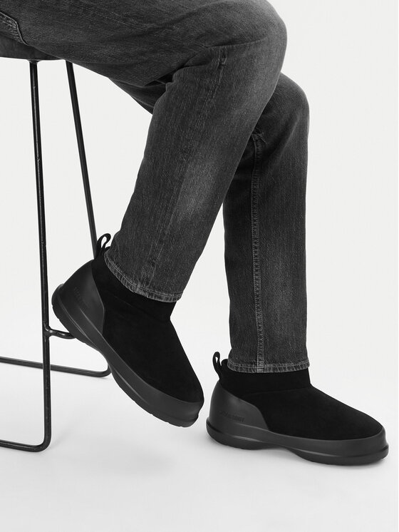 Moon Boot Cizme de zăpadă Luna Low Suede Boot 80D2480040 Negru