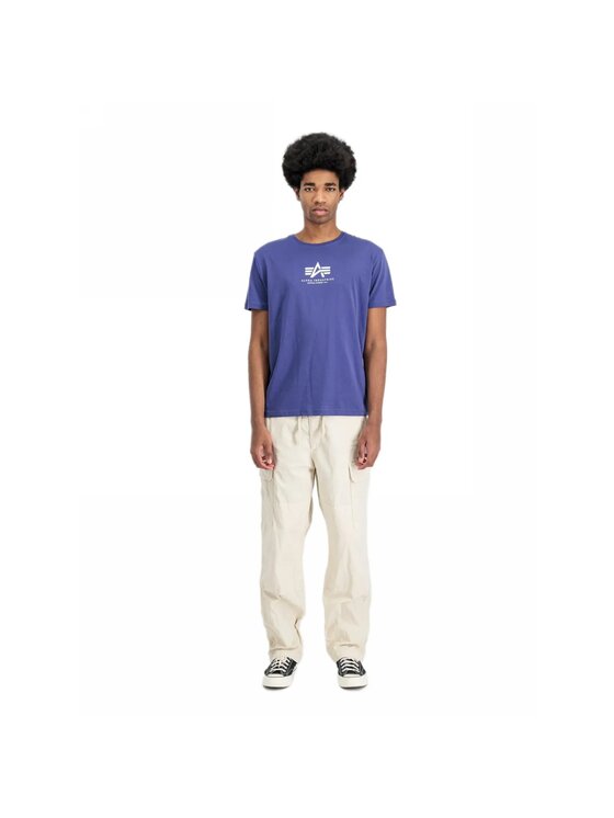 Alpha Industries Alpha Industries T-Shirt AI.118533-735 Fioletowy Basic Fit