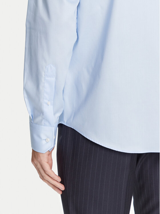 BOSS BOSS Camicia H-Joe 50545145 Celeste Regular Fit